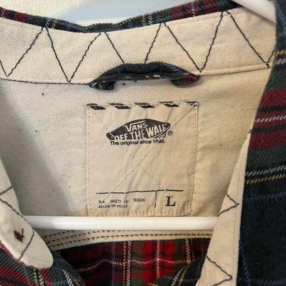 EUC Van’s Plaid Flannel Button Down Men’s Shirt, Large - Picture 7 of 8